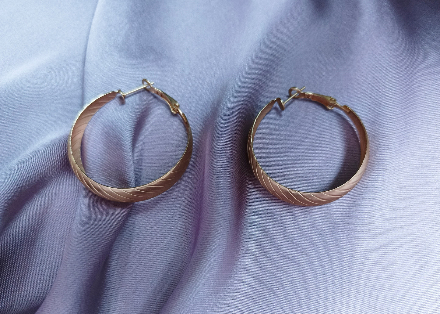 Golden Hoop Earings