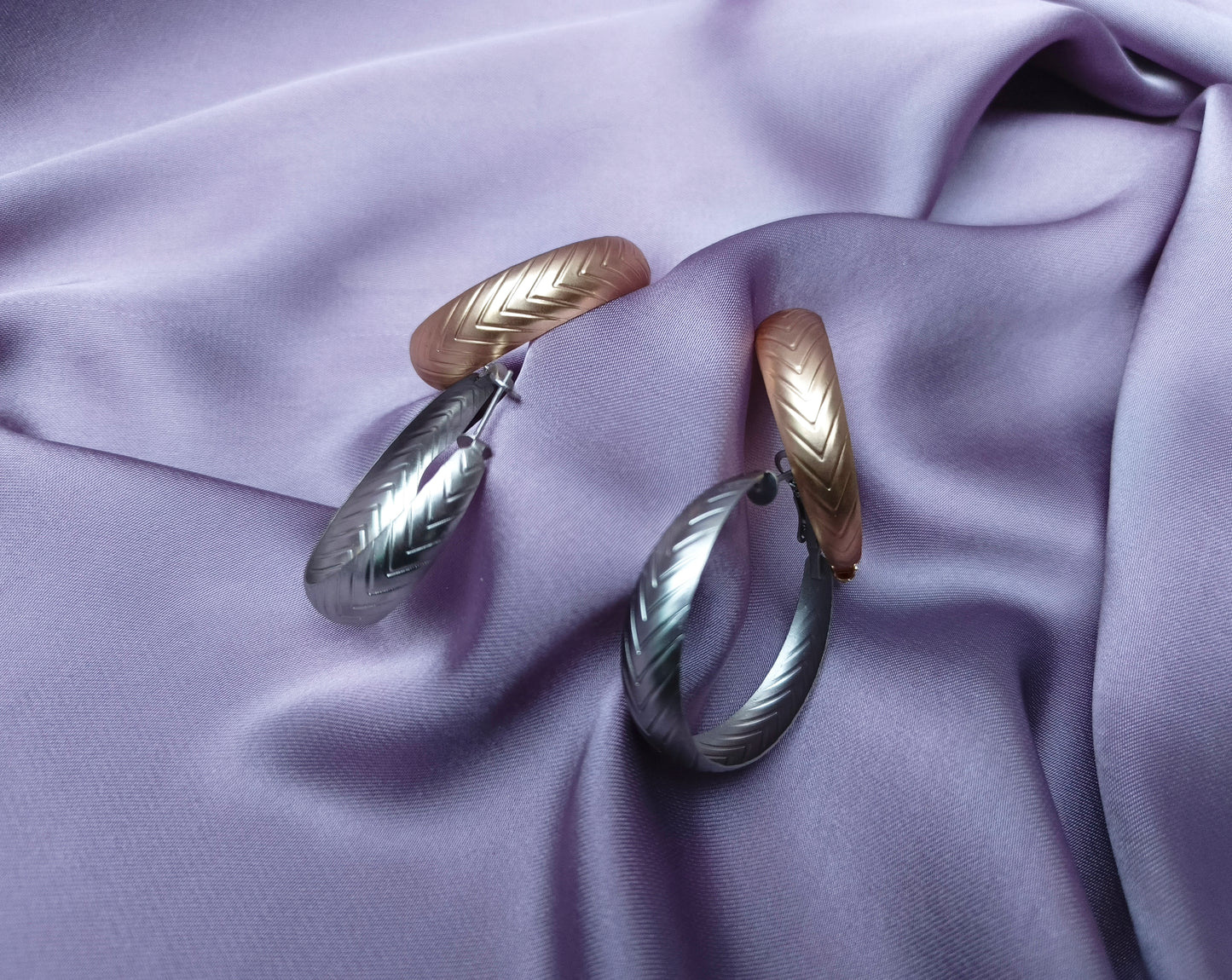 Golden Hoop Earings